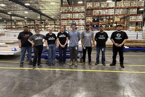 Image of the first place team, the Invictadooridans